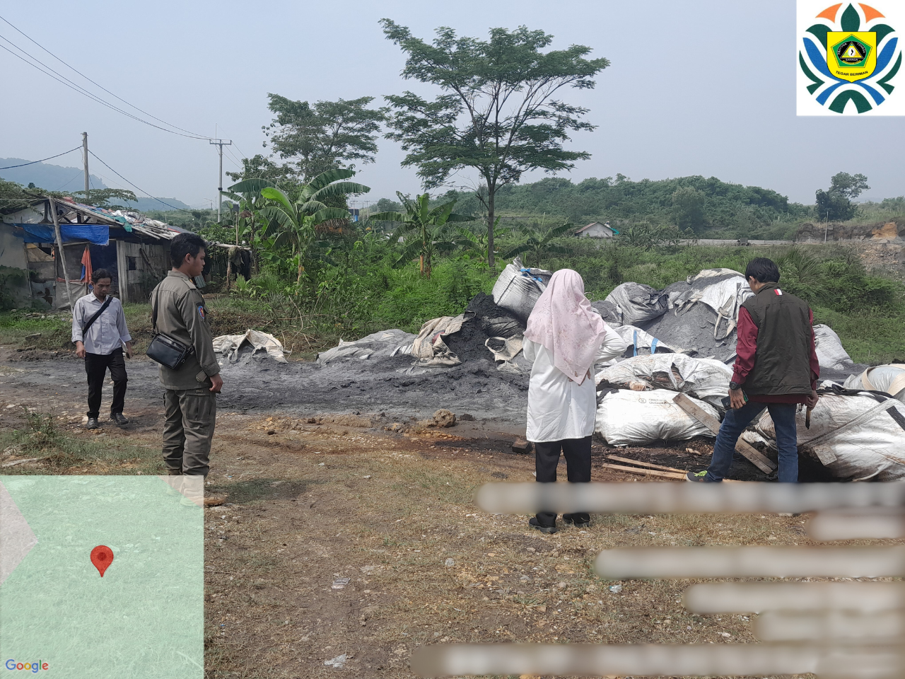 Verifikasi Pengaduan Dugaan Dumping Limbah B3 di Desa Lulut, Kecamatan Klapanunggal