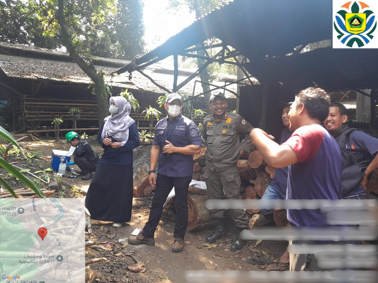 Verifikasi Pengaduan Dugaan Pencemaran Lingkungan, Desa Cibadung, Kecamatan Gunung Sindur