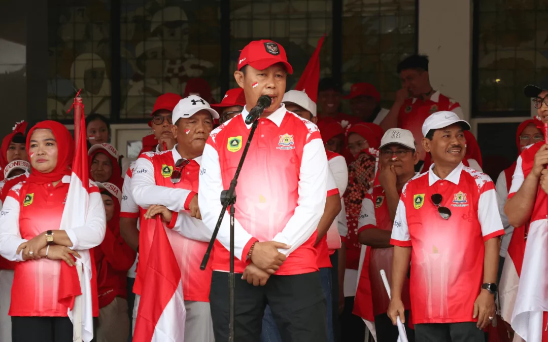 Kirab Bendera Merah Putih Tingkat Kabupaten Bogor