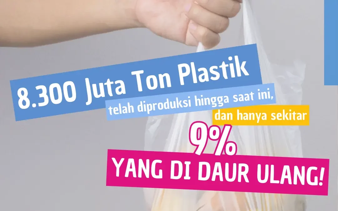 Dari 8.300 Juta Ton Plastik, Hanya 9% Sampah Plastik Yang Didaur Ulang