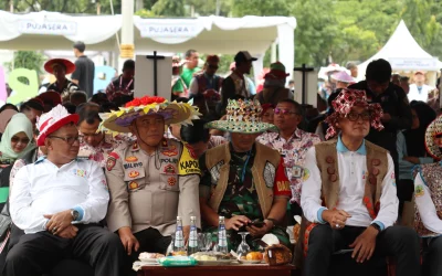 Karnaval Pakaian Berbahan Daur Ulang Pada Acara Bogor Kabupaten Ramah Lingkungan Tahun 2024