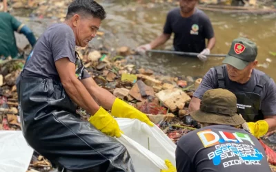 Aksi Bersih Sungai Cikaret, Kecamatan Cibinong